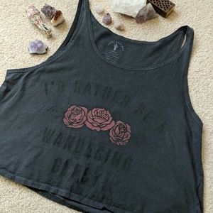 Knot Sisters Wandering Gypsy Cropped Tank